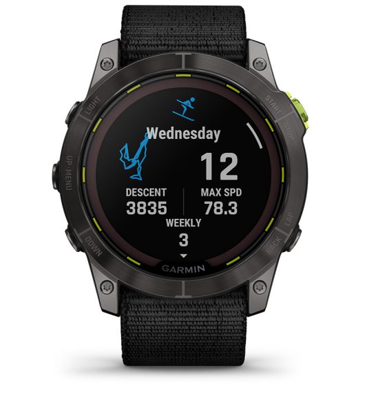 Умные часы Garmin Enduro 2 Sapphilar Solar Carbon Grey